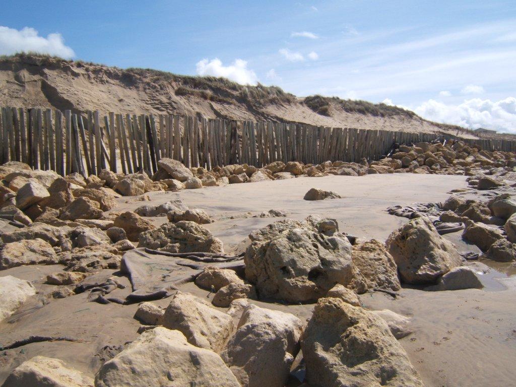 Image recherche rivages sur l'erosion plage aquitaine