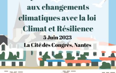 Colloque de l’OR2C « Adaptation des littoraux aux changements climatiques avec la loi climat et résilience »